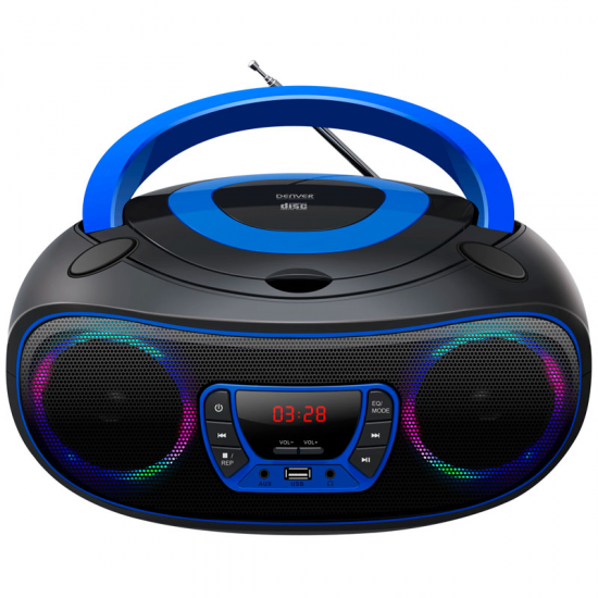 RAD/CD Denver Tcl-212 azul Bluetooth